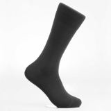 Men_s dress socks _Charcoal gray solid socks_Egyptian cotton